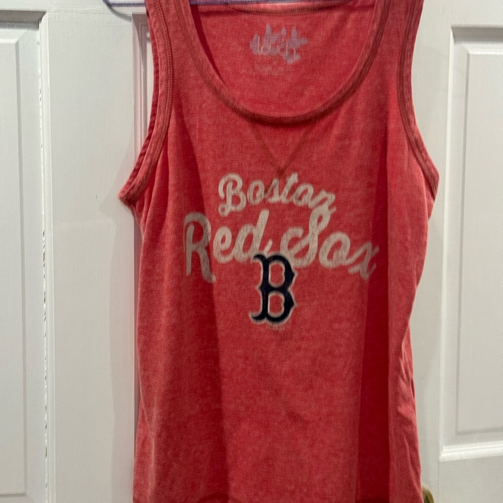 Boston Red Sox Red Tank Top size large.